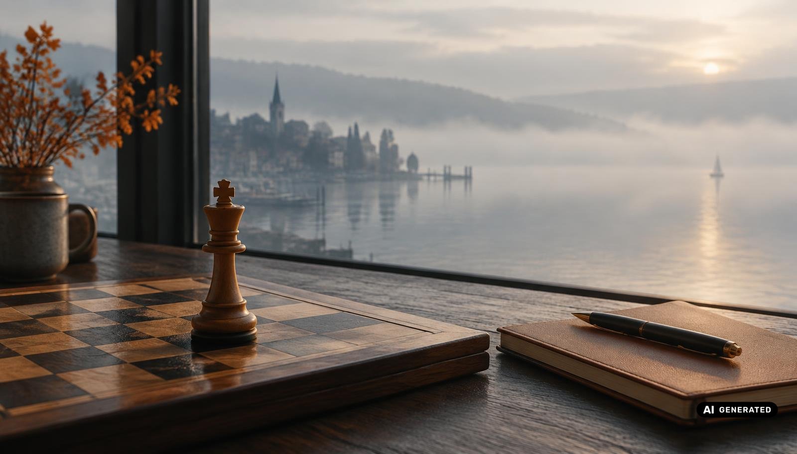 Warum schlechte Entscheidungen in Führungsrollen selten an Intelligenz scheitern – KI-generiertes Symbolbild